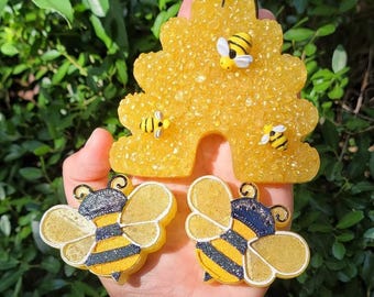 Bee Hive Freshie, Bee Freshie, Hive, Bees, Honey, Bee Lovers, Freshie, Freshies, Car Freshie, Car Air Freshener, Freshy, Car Freshy