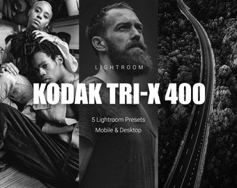 Kodak-filmpresets, Kodak Tri-X 400-presets, Lightroom Mobile en Desktop