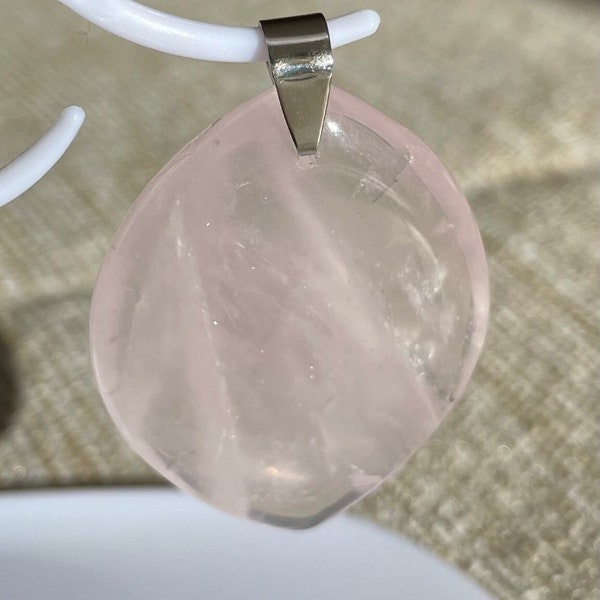 Pendentif Quartz rose