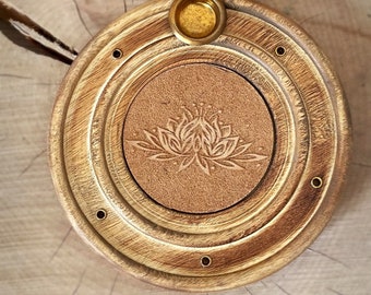 Porte encens plat  Fleur de lotus