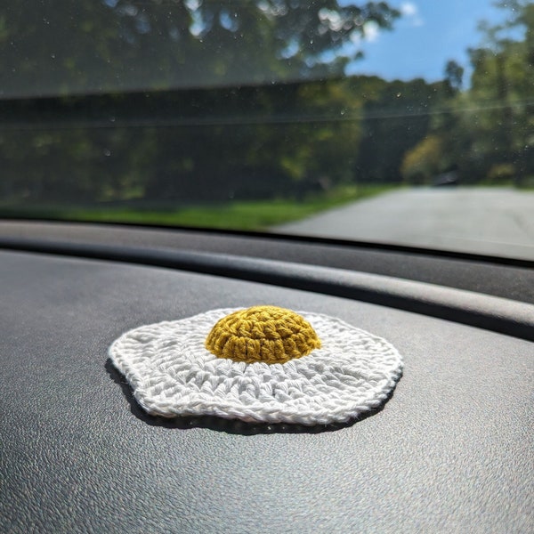 Crochet Dashboard Fried Egg