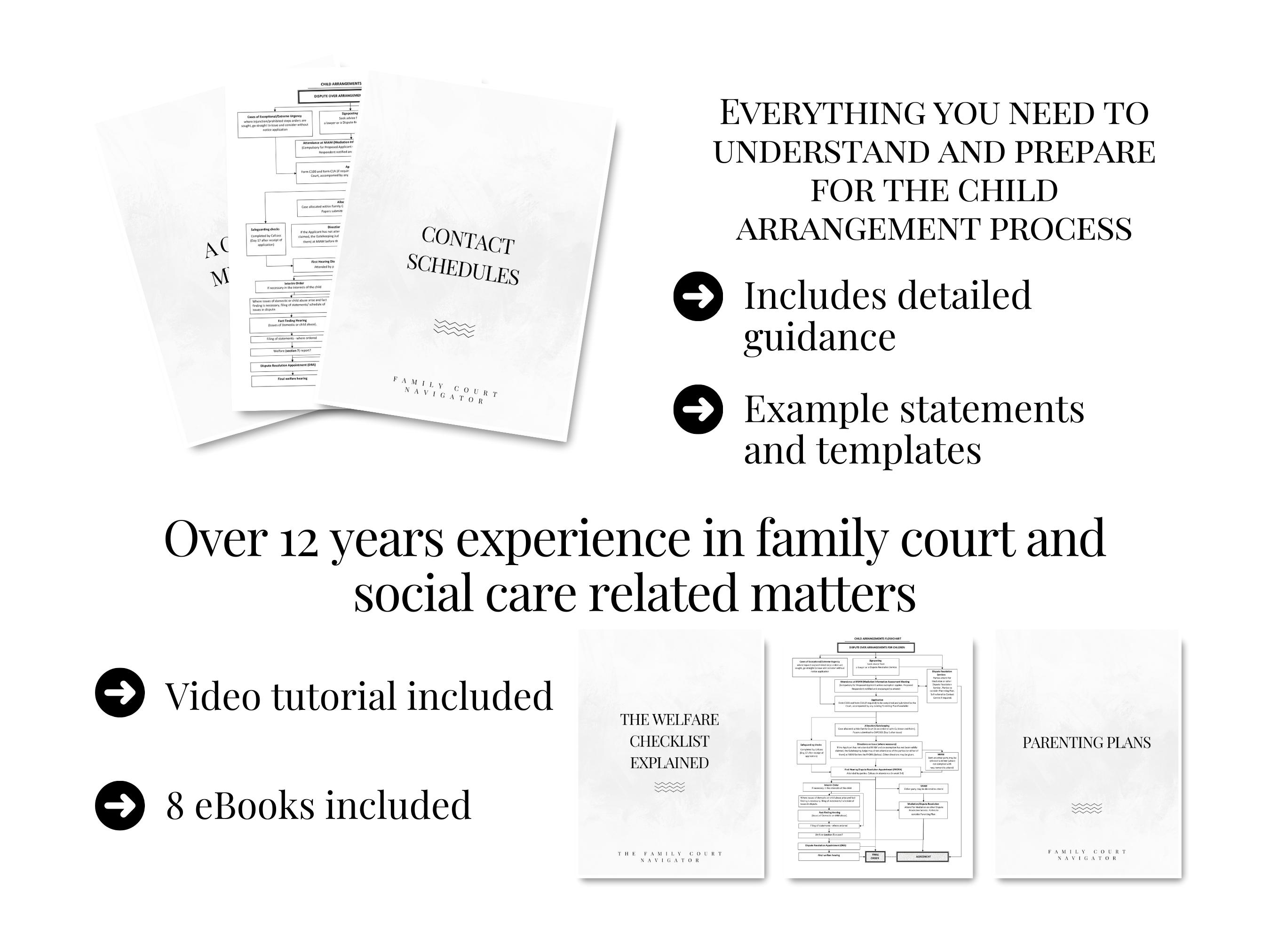 Child Arrangement Order Guide: Family Court Co-parenting Bundle ...
