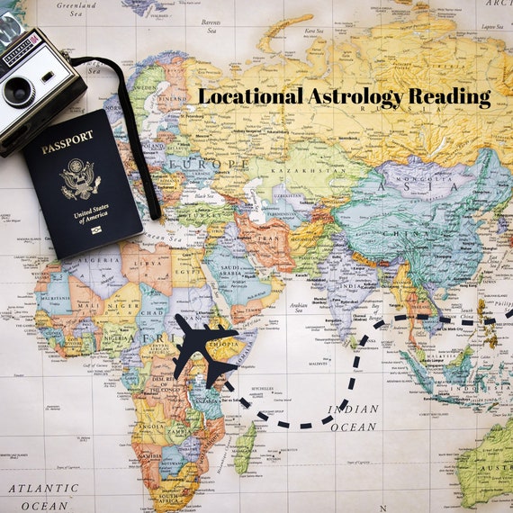 Astrocartography Reading: Relocation Astrology Report