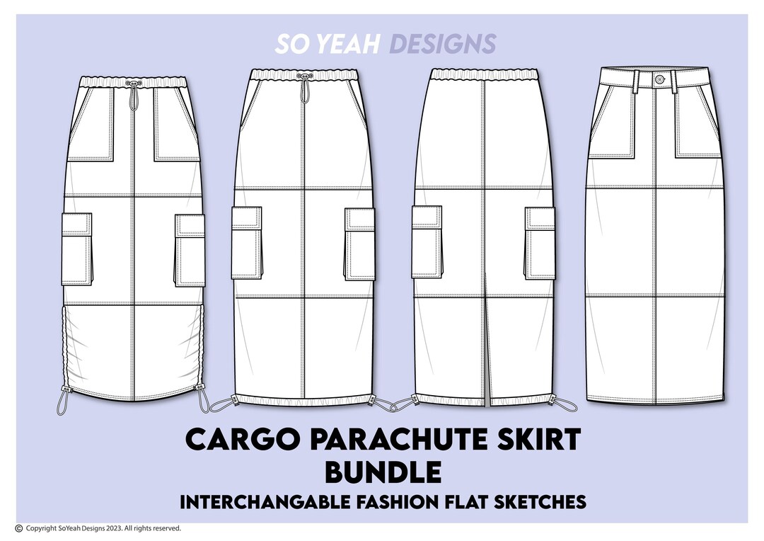 ★2023SS新作★SATUR★Celje Draw-String Parachute Skirts 0y6a9192.jpg