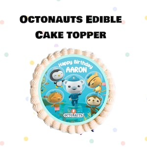 Octonauts cake topper , edible Octonauts cake topper
