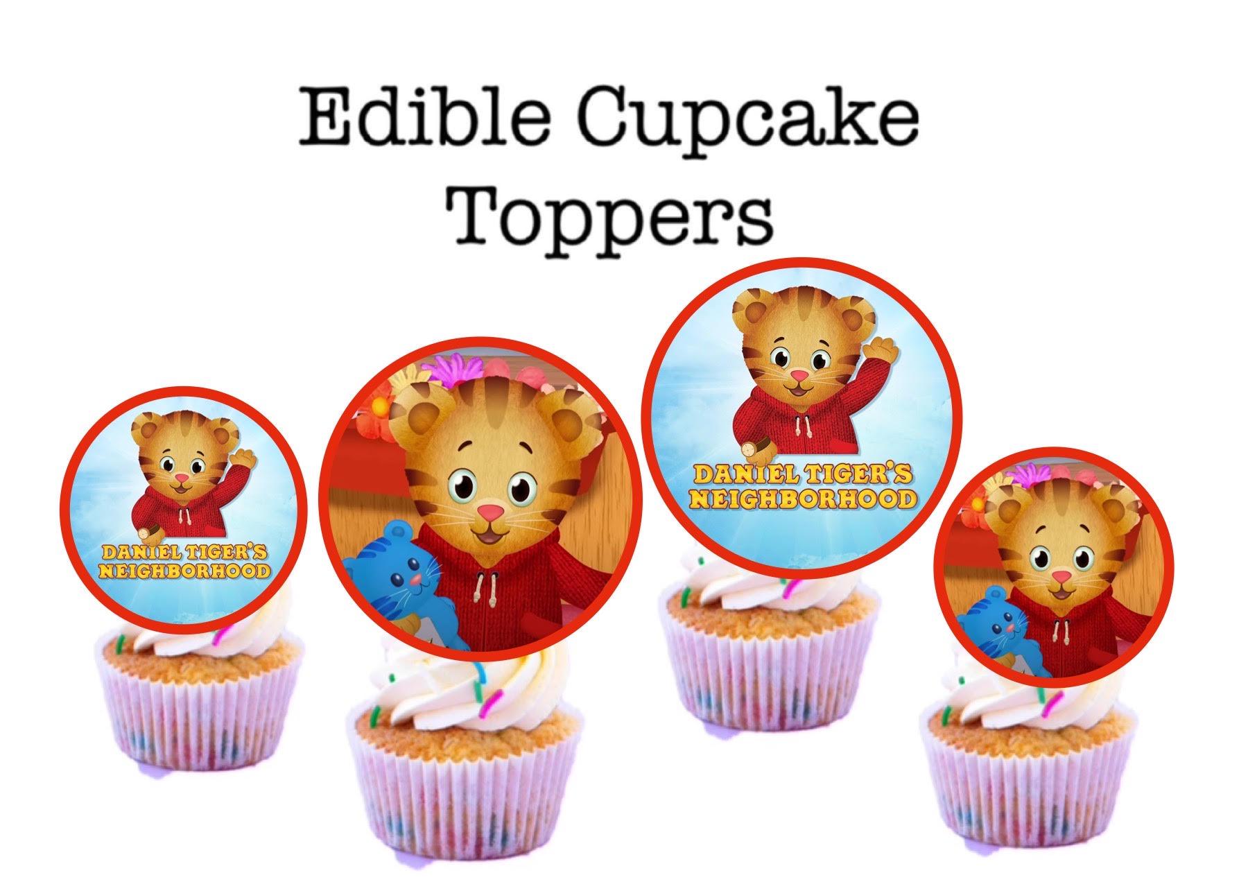 Daniel Tigers Neighborhood Cupcake Toppers , Daniels Tigers Cupcake ...