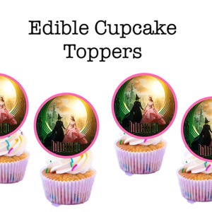 wicked cupcake toppers , wicked edible cupcake toppers