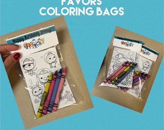 Octonauts coloring book, Octonauts coloring page , coloring bag