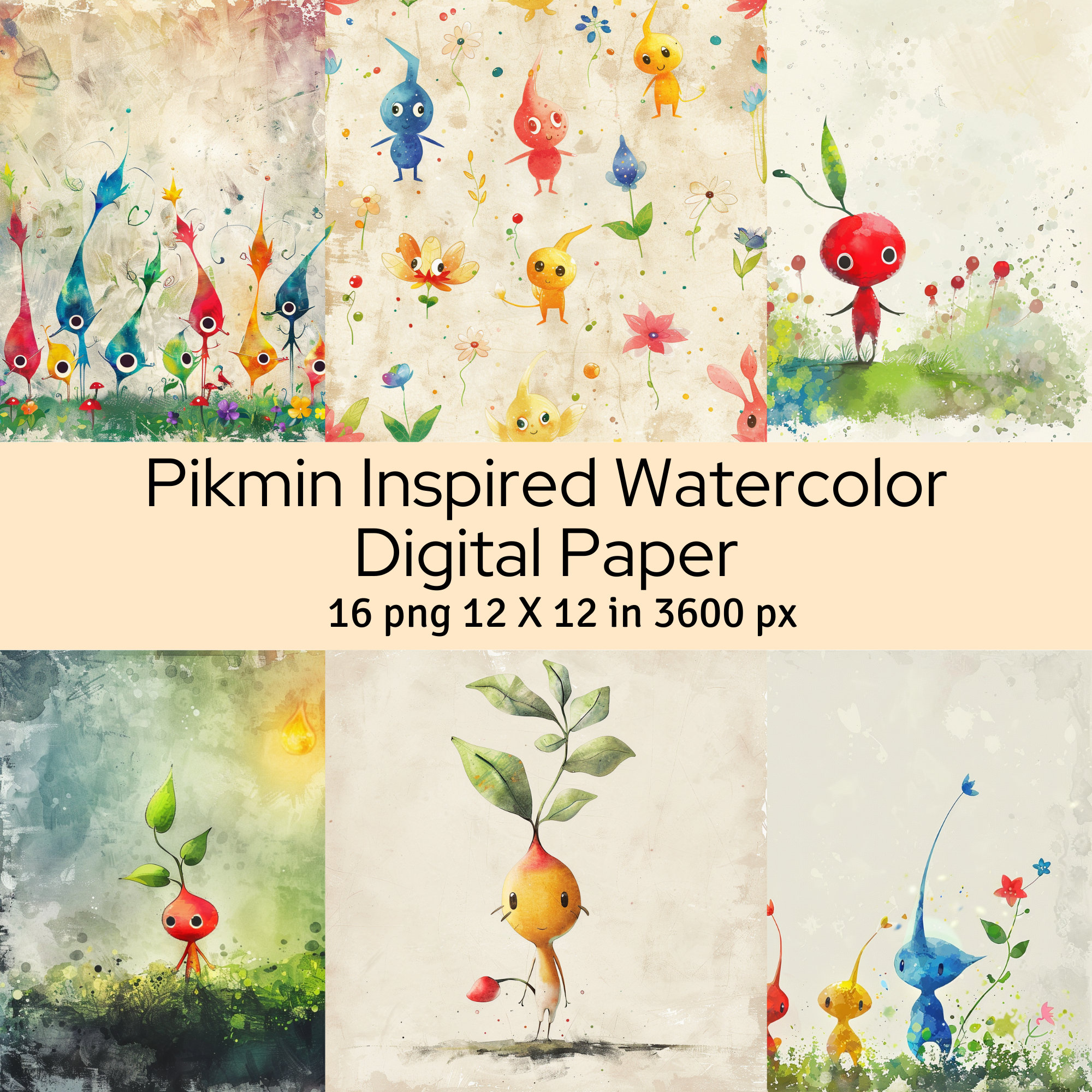 Pikmin poster - Etsy 日本