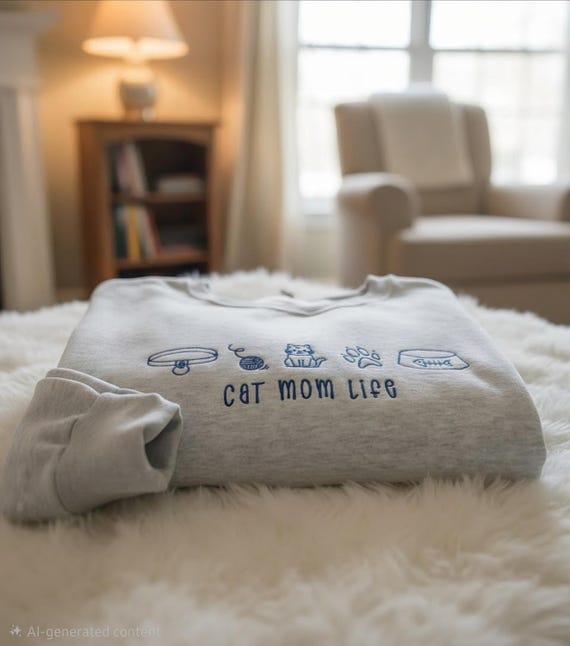 Personalized Monogram Sweatshirt | Custom Initial Embroidered Crewneck | Minimalist Custom Gift | Cozy Custom Name Sweatshirt |