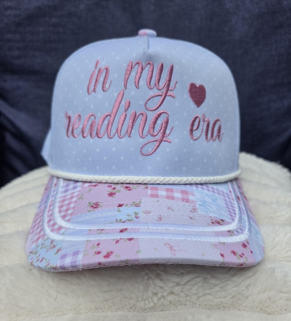 Embroidered Reading Era Baseball Cap | Book Lover, BookTok, Cozy Reader Hat