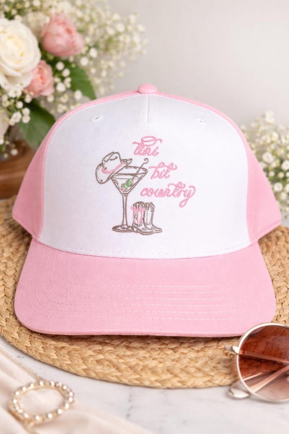 cowgirl trucker hat/ cowgirl martini hat/nashville hat