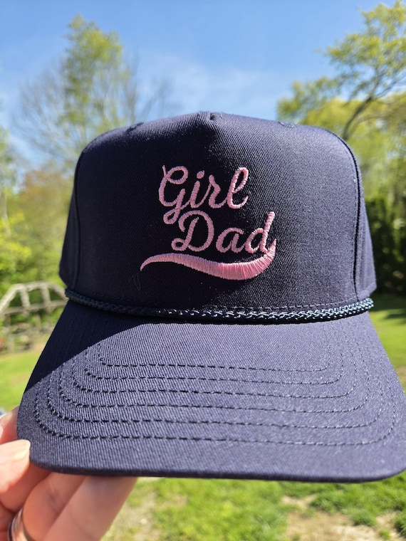 Girl Dad Embroidered Hat | Father’s Day Gift for Dad | Dad Hat for Girl Dad | Personalized Embroidered Cap