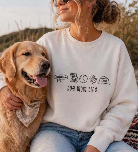 Personalized Monogram Sweatshirt | Custom Initial Embroidered Crewneck | Minimalist Custom Gift | Cozy Custom Name Sweatshirt |