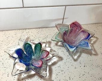 Made in Italy glass Tulip/Flower Voltives
