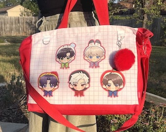 Love And Deepspace Large Tote Bag