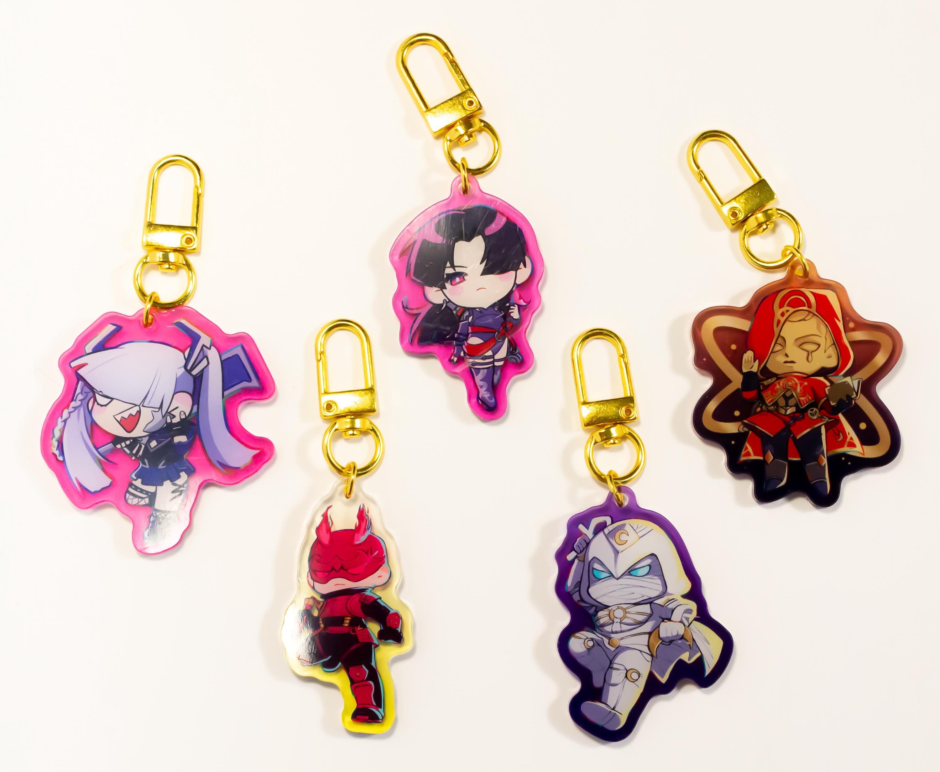 Translucent Marvel Marvel Rival 2in Translucent Acrylic Charm Keychain - Etsy