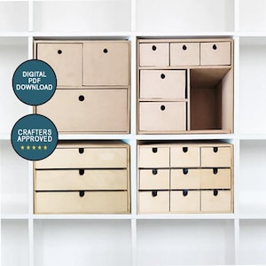 Kallax insert Billy insert Kallax self insert for ikea shelves desk organizer craft room cabinet insert Kallax inserts woodworking plans