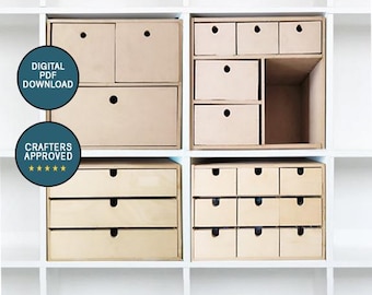 Kallax insert Billy insert Kallax self insert for ikea shelves desk organizer craft room cabinet insert Kallax inserts woodworking plans