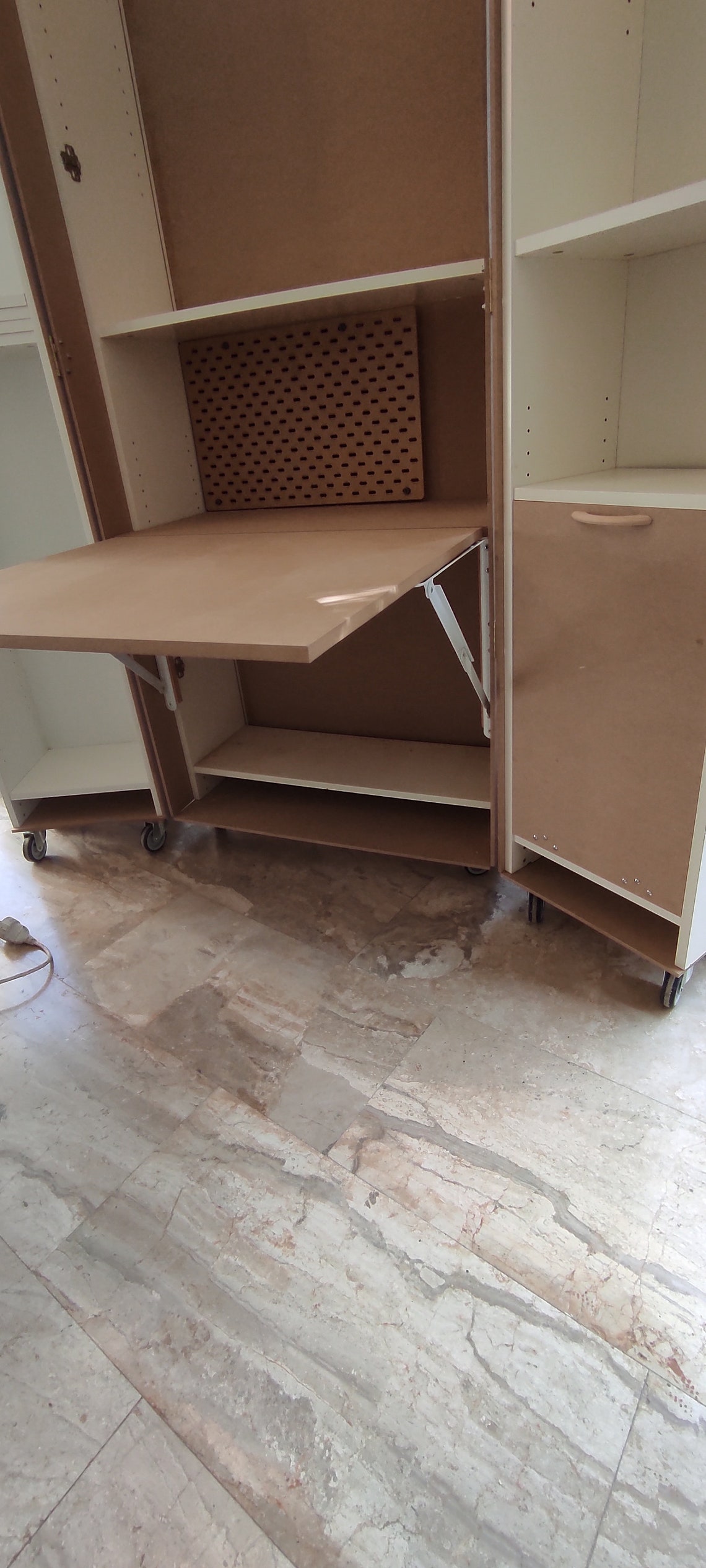 Foldable Workstation Foldable Craftroom Craft Room Closet - Etsy Australia