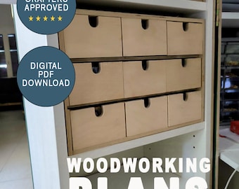 Kallax insert Billy insert Kallax self insert woodworking plans for ikea shelves desk organizer craft cabinet insert plans for wood working