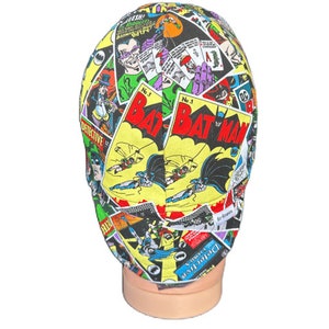 Bonnet Batman Welding, chapeau de soudeur, casquette de crâne, tissu en coton, réversible, Marvel, fait main image 5