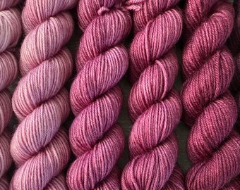 Filato sottile Purple Fade Set Mini Fingering Weight