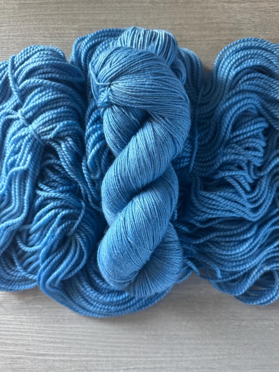 Semi solid yarn hand dyed yarn sock yarn fingering weight yarn super wash merino yarn DK weight silk yarn worsted weight yarn for knitting