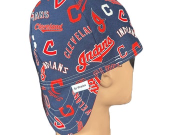 Bonnet de soudeur MLB des Cleveland Indians, bonnet de soudeur préfabriqué, prêt à expédier, chapeau de soudeur