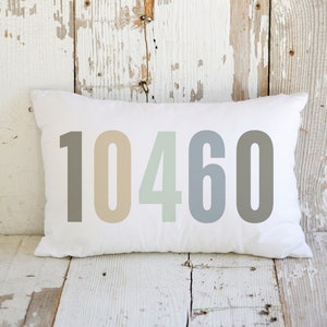 Etsy zip code pillow hotsell