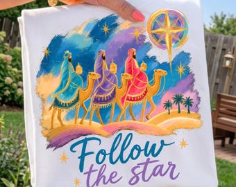 Wisemen PNG, Wise Men Still Seek Him Christmas PNG, O Holy Night PNG, Preppy Holiday Shirt Design, Baby Jesus Png, Star of Bethlehem Clipart