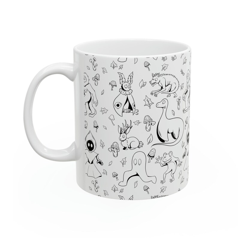 Cryptid Ceramic Mug 11oz zdjęcie 3