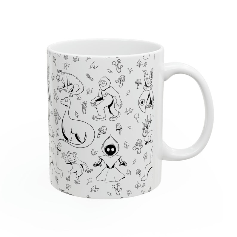 Cryptid Ceramic Mug 11oz zdjęcie 4