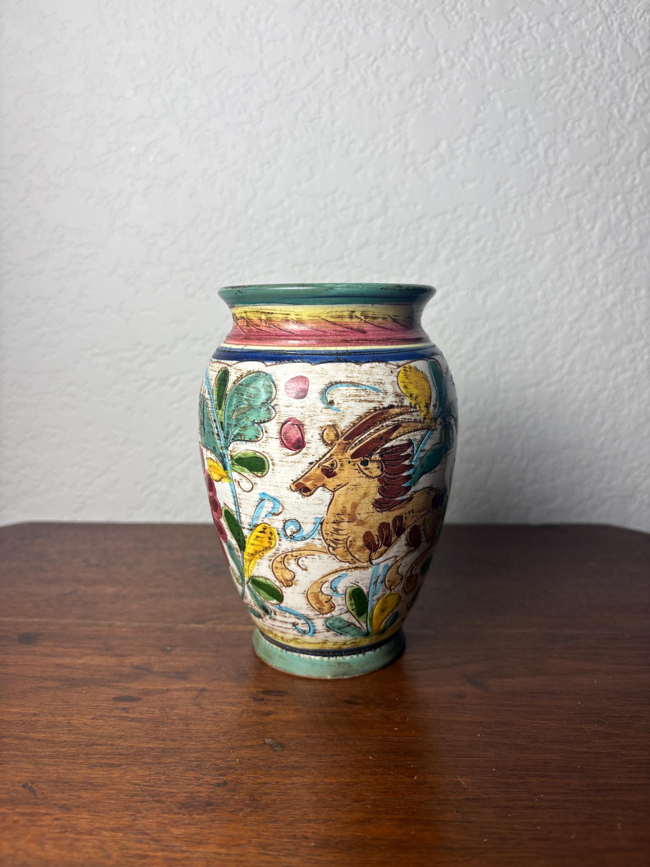 Majolica Vase - Etsy