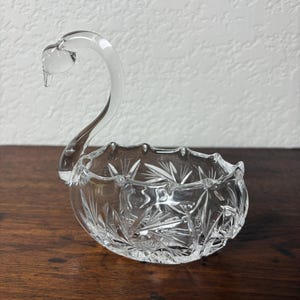 Bohemia Crystal Swan - Etsy