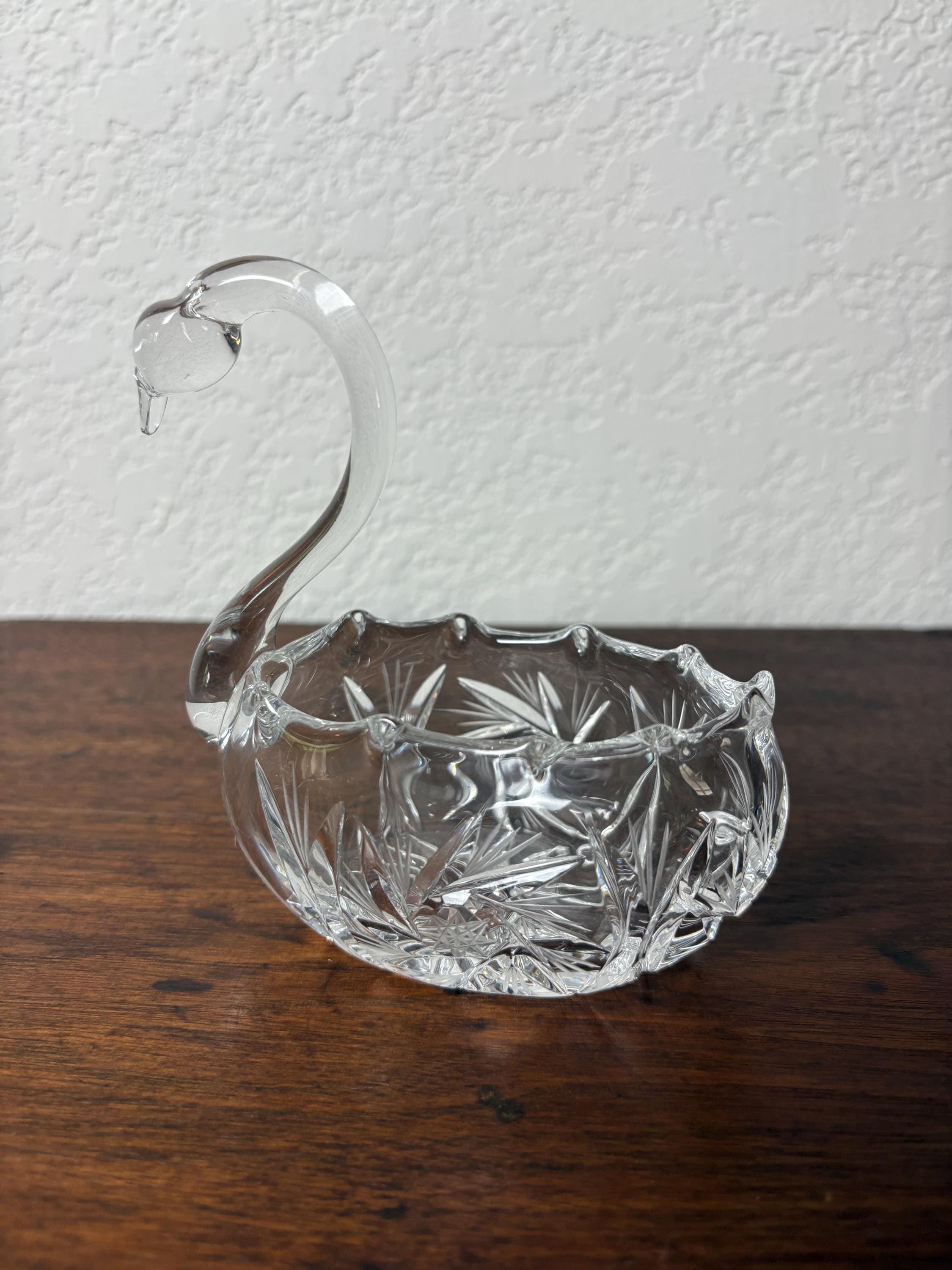 Lenox Crystal Swan - Etsy