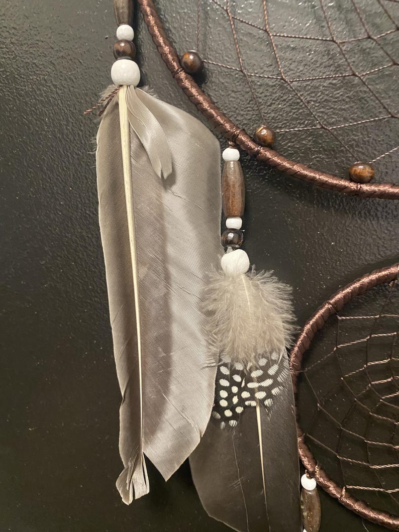 Authentic Handmade Ojibwe Dreamcatcher | Quality Made with Real Duck Feathers | Handcrafted Indigenous Dreamcatcher | Handmade Gifts