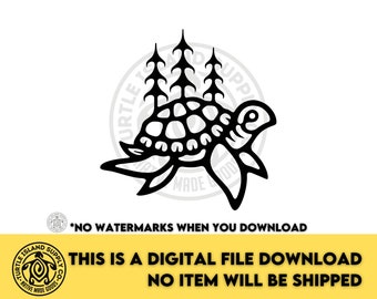 Ojibwe Turtle Island Sketch: Indigenous PNG SVG JPG (Digital Download)