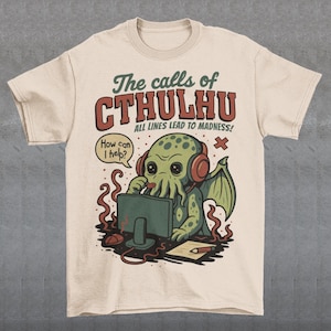 The Calls Of Cthulhu T-Shirt - Eldritch Shirt - Lovecraft Tee
