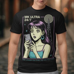 MK Ultra T-Shirt - Conspiracy Theory Shirt - Mind Control Tee - Funny Anime Gift