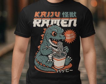 T-shirt Kaiju Ramen - Chemise Monster noodles