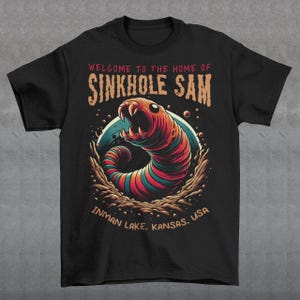 シンクホール・サムTシャツ - 未確認生物シャツ - 未確認動物学ギフト
