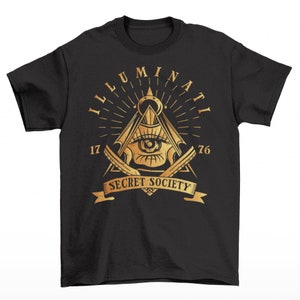 Gold Illuminati T-Shirt Gold Illuminati T-Shirt