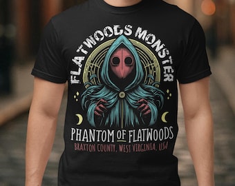 The Flatwoods Monster T-Shirt - Cryptozoology Shirt - Phantom Of Flatwoods Tee - Cryptid Gift