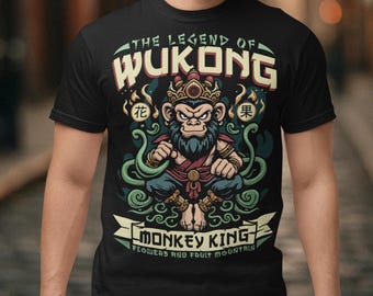 Legend Of Wukong T-Shirt - The Monkey King Shirt - Chinese Mythology Tee - Sun Wukong Gift