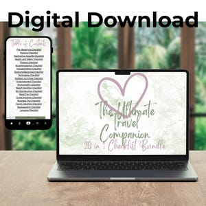 Ultimate Travel Checklist Bundle – 20 Printable Packing & Trip Planners for Stress-Free Travel