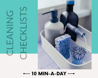 Lista di controllo per le pulizie in 10 minuti: organizzazione della casa adatta ai bambini con ADHD (scarica PDF)