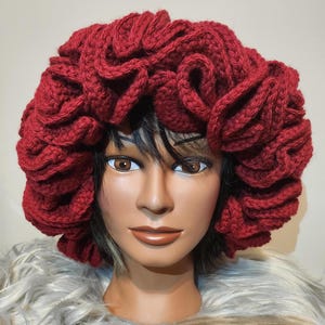 Crochet Ruffle Bucket Hat - Handcrafted Crochet Hat