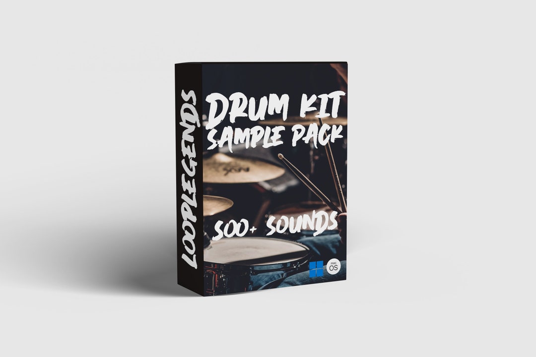 500 Drum Kit Samples, Ultime Drum Sample Pack, Snare, Kick, 808