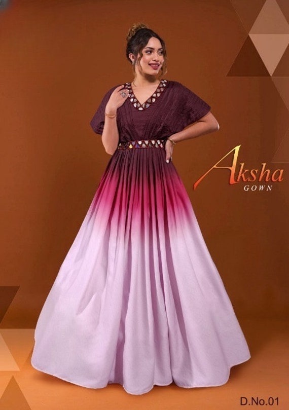 Earrings for indo western deals gowns